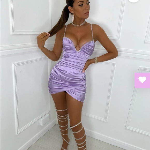 purple dress - Picture 6 of 6